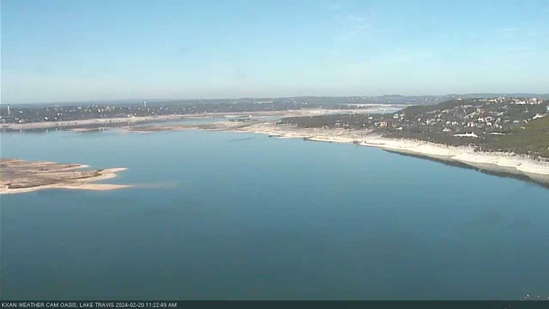 Lake Travis webcam, February 20, 2024 11:25 AM CT