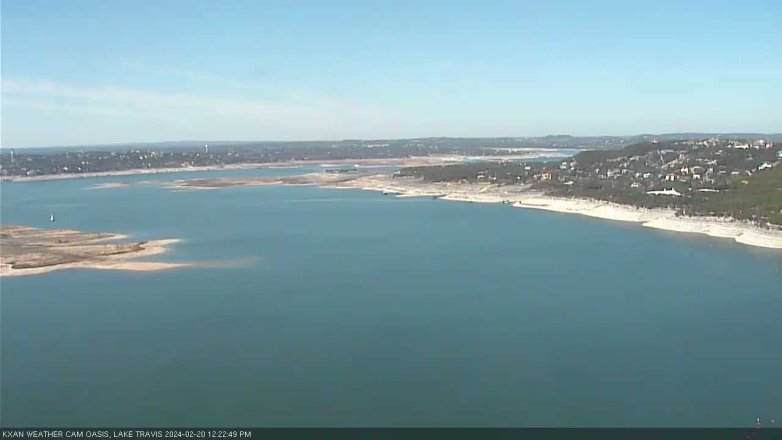 Lake Travis webcam, February 20, 2024 12:25 PM CT
