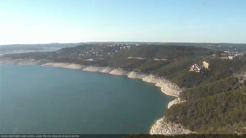 Lake Travis webcam, February 20, 2024 4:25 PM CT