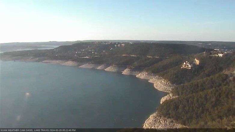 Lake Travis webcam, February 20, 2024 5:25 PM CT
