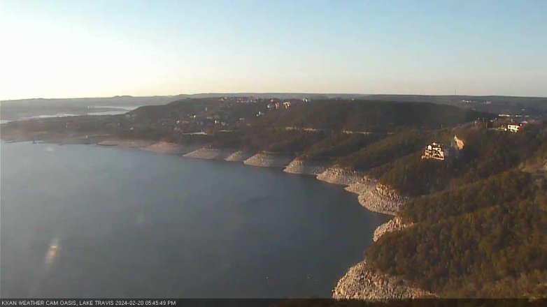 Lake Travis webcam, February 20, 2024 5:45 PM CT