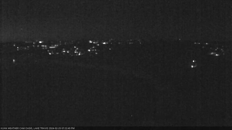 Lake Travis webcam, February 20, 2024 7:25 PM CT