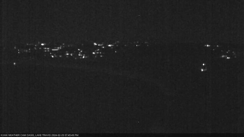 Lake Travis webcam, February 20, 2024 7:45 PM CT