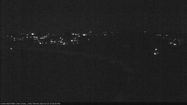 Lake Travis webcam, February 20, 2024 8:00 PM CT