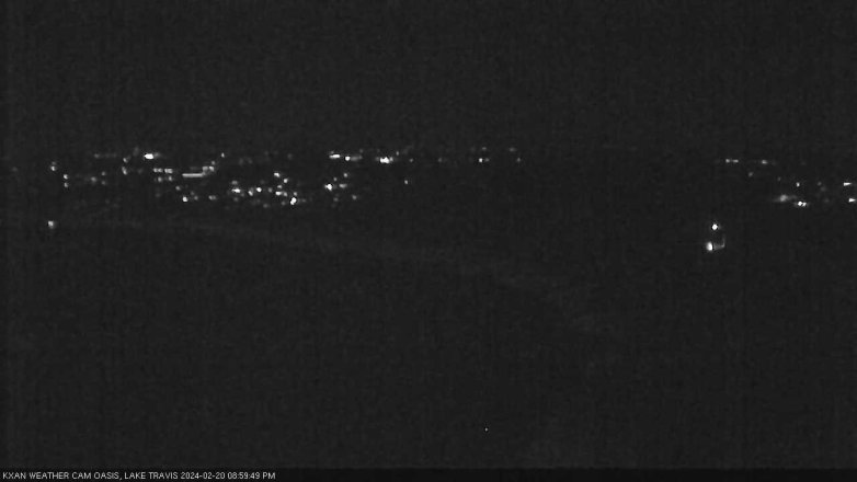 Lake Travis webcam, February 20, 2024 9:00 PM CT