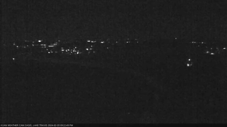 Lake Travis webcam, February 20, 2024 9:25 PM CT