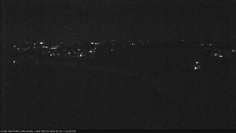 Lake Travis webcam, February 20, 2024 11:25 PM CT