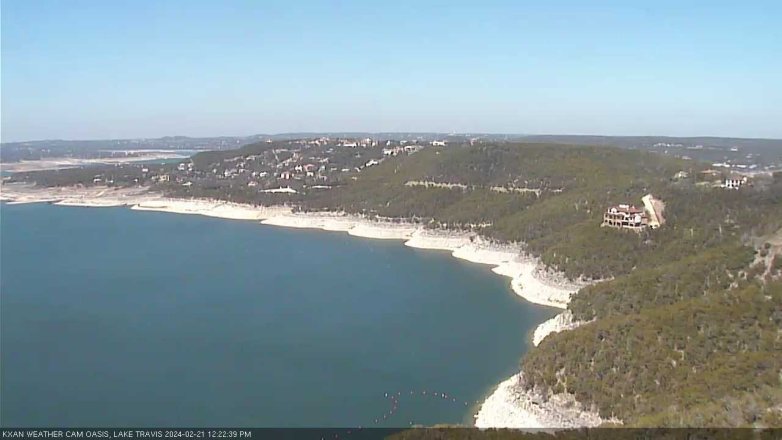 Lake Travis webcam, February 21, 2024 12:25 PM CT