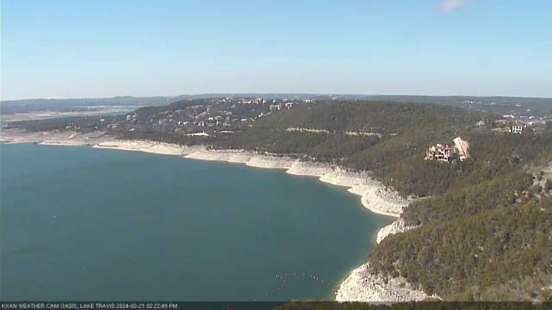 Lake Travis webcam, February 21, 2024 2:25 PM CT