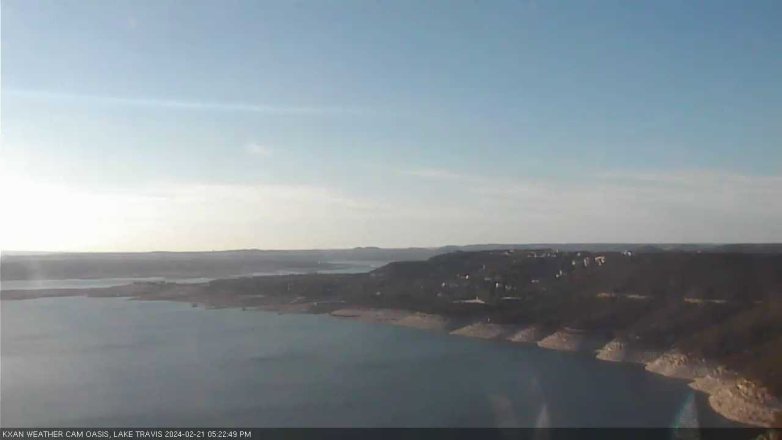 Lake Travis webcam, February 21, 2024 5:25 PM CT