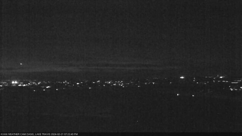 Lake Travis webcam, February 21, 2024 7:25 PM CT