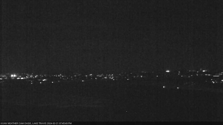 Lake Travis webcam, February 21, 2024 7:45 PM CT
