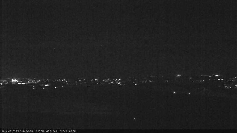 Lake Travis webcam, February 21, 2024 8:25 PM CT