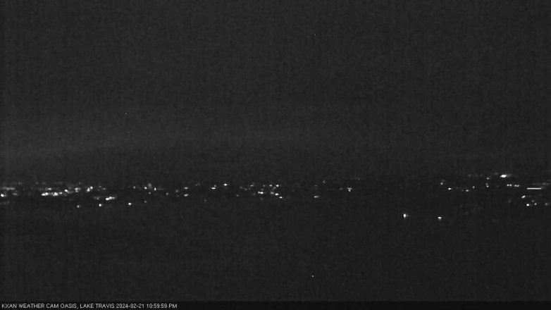 Lake Travis webcam, February 21, 2024 11:00 PM CT