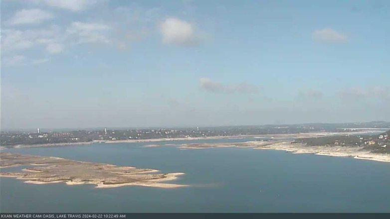 Lake Travis webcam, February 22, 2024 10:25 AM CT