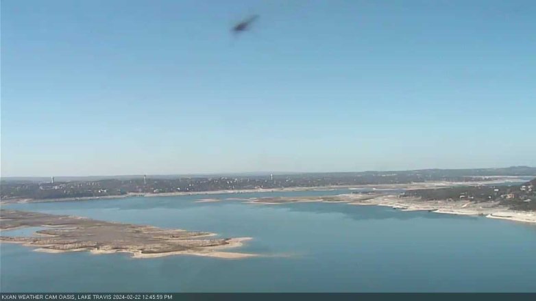 Lake Travis webcam, February 22, 2024 12:45 PM CT