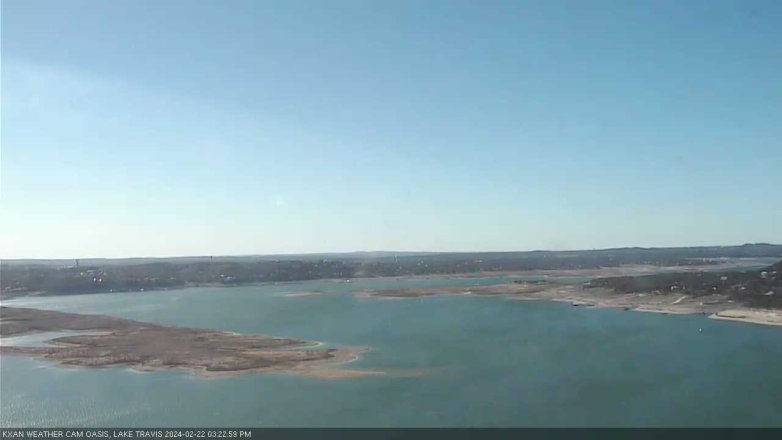 Lake Travis webcam, February 22, 2024 3:25 PM CT