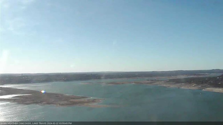 Lake Travis webcam, February 22, 2024 4:00 PM CT