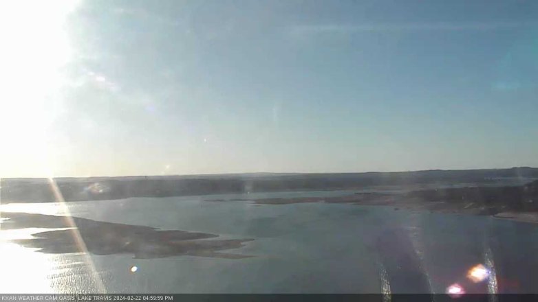 Lake Travis webcam, February 22, 2024 5:00 PM CT