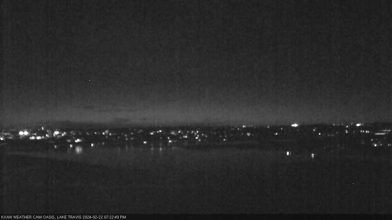 Lake Travis webcam, February 22, 2024 7:25 PM CT