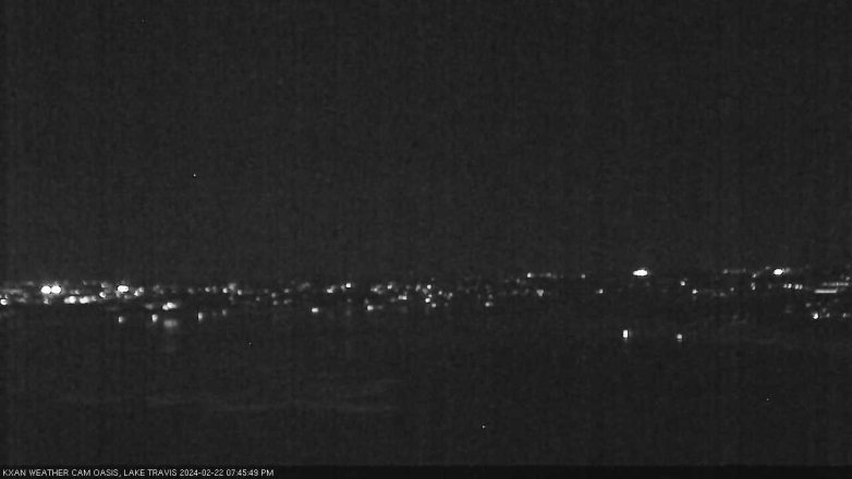 Lake Travis webcam, February 22, 2024 7:45 PM CT