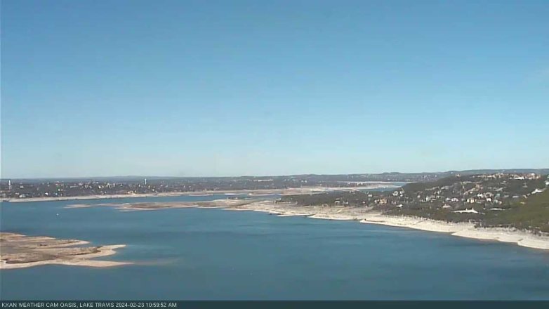 Lake Travis webcam, February 23, 2024 11:00 AM CT