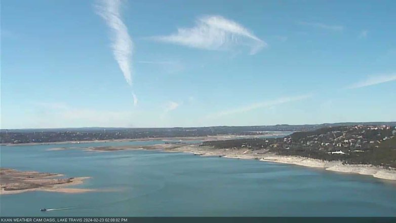Lake Travis webcam, February 23, 2024 2:00 PM CT