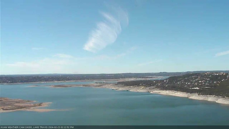 Lake Travis webcam, February 23, 2024 2:25 PM CT