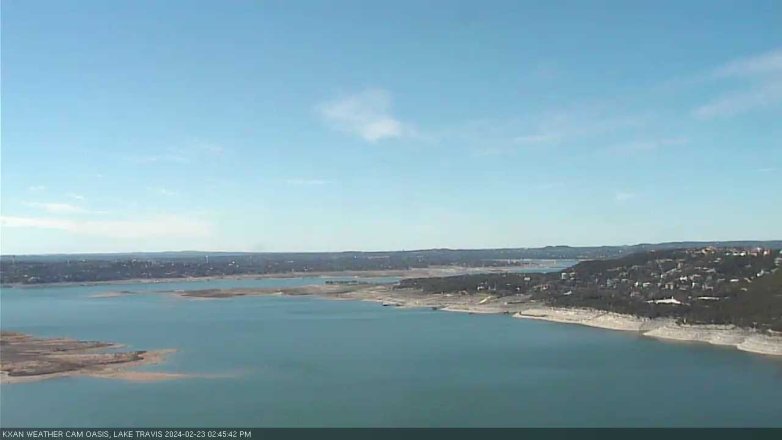 Lake Travis webcam, February 23, 2024 2:45 PM CT
