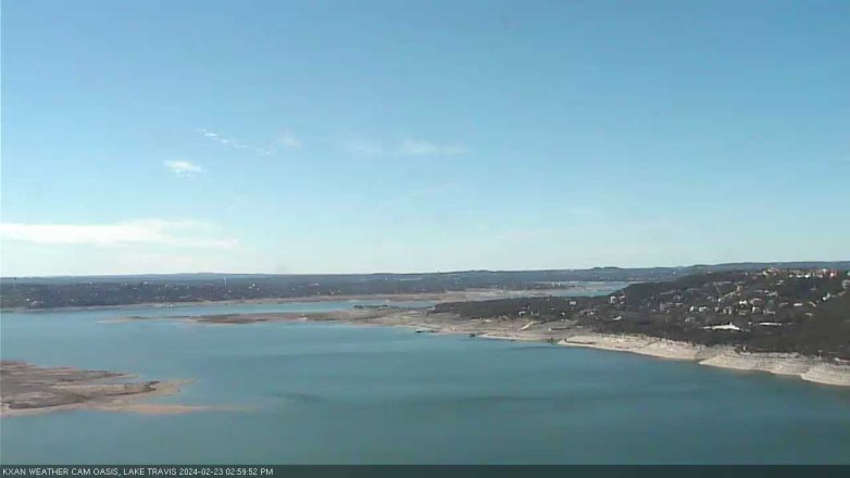Lake Travis webcam, February 23, 2024 3:00 PM CT
