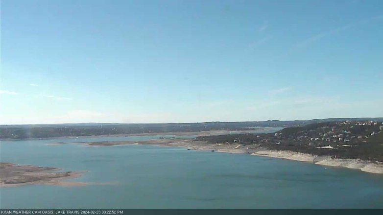 Lake Travis webcam, February 23, 2024 3:25 PM CT