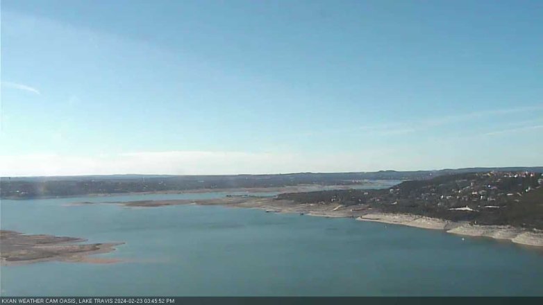 Lake Travis webcam, February 23, 2024 3:45 PM CT