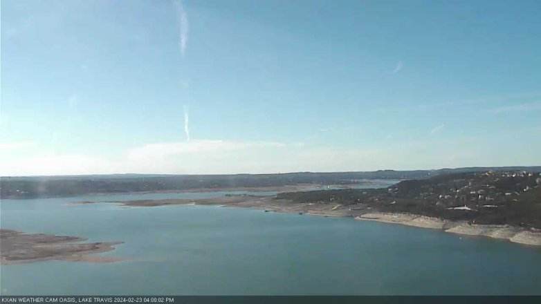 Lake Travis webcam, February 23, 2024 4:00 PM CT