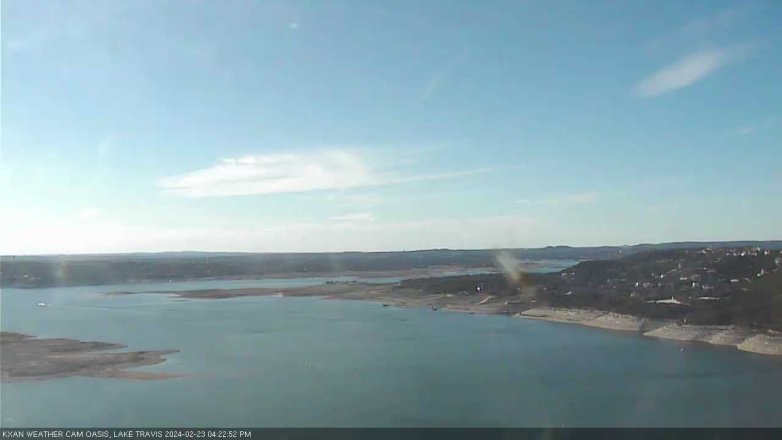 Lake Travis webcam, February 23, 2024 4:25 PM CT