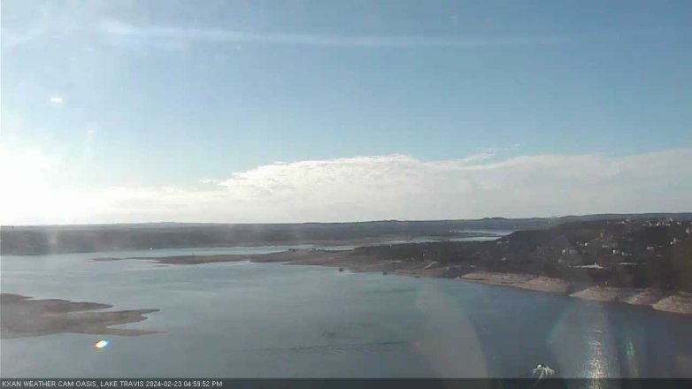Lake Travis webcam, February 23, 2024 5:00 PM CT