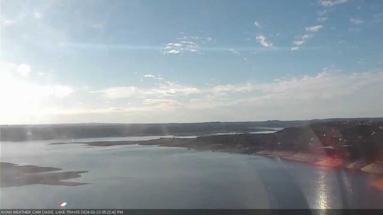 Lake Travis webcam, February 23, 2024 5:25 PM CT