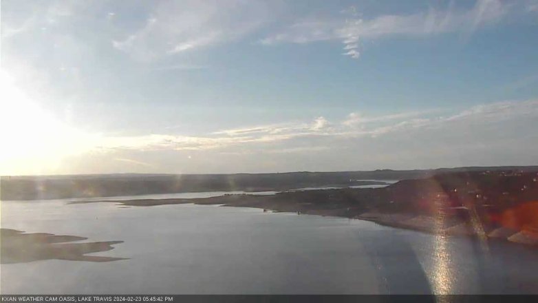Lake Travis webcam, February 23, 2024 5:45 PM CT