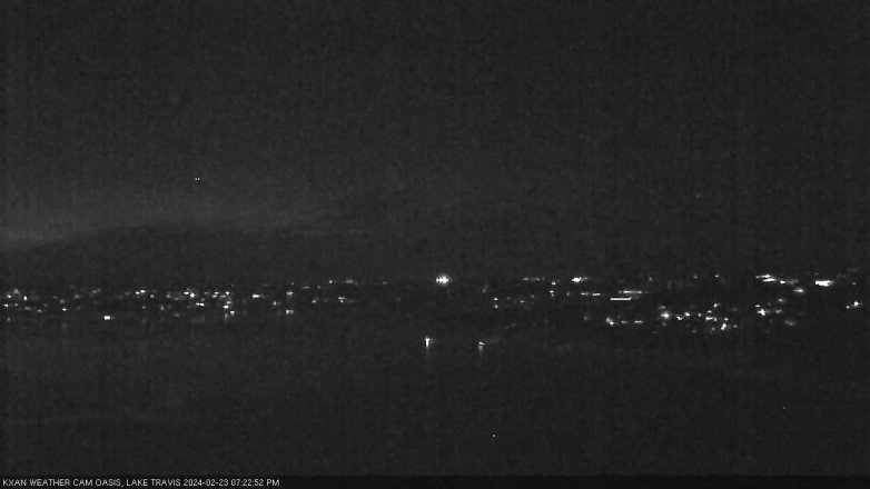 Lake Travis webcam, February 23, 2024 7:25 PM CT