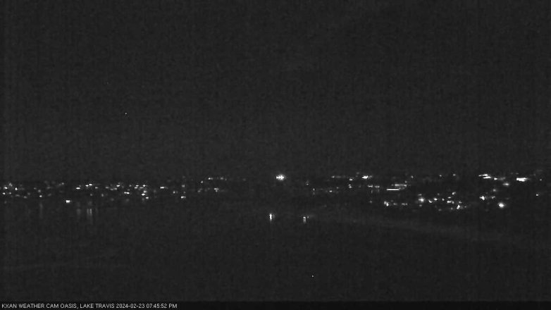 Lake Travis webcam, February 23, 2024 7:45 PM CT