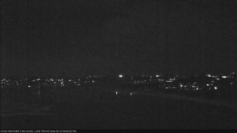 Lake Travis webcam, February 23, 2024 8:45 PM CT