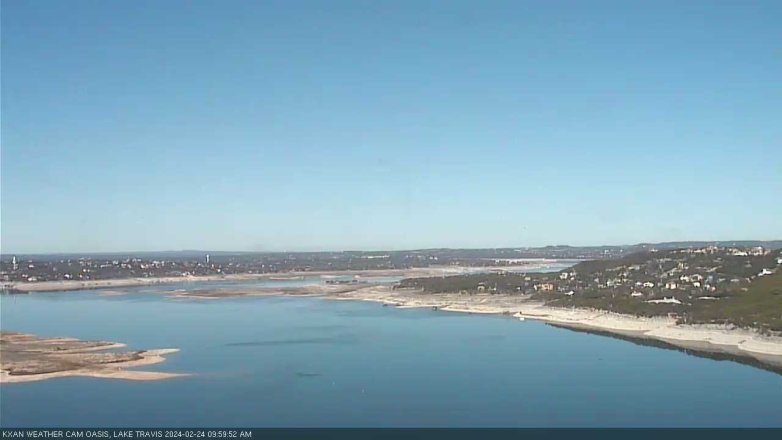 Lake Travis webcam, February 24, 2024 10:00 AM CT