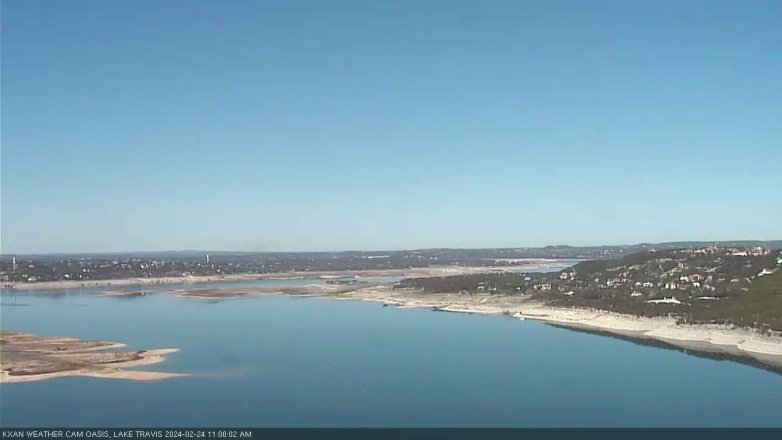Lake Travis webcam, February 24, 2024 11:00 AM CT