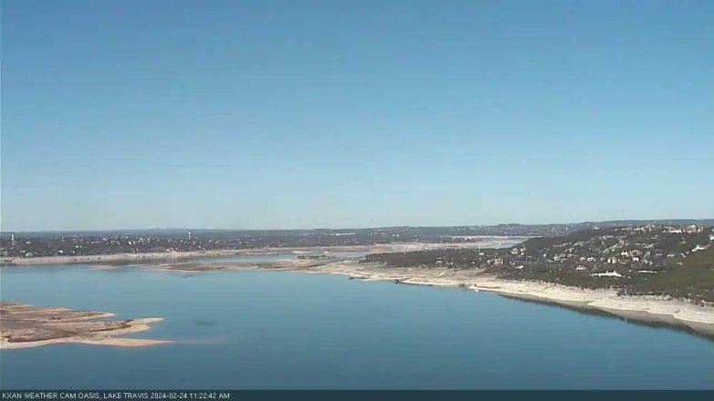 Lake Travis webcam, February 24, 2024 11:25 AM CT
