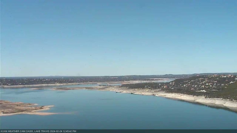 Lake Travis webcam, February 24, 2024 12:45 PM CT