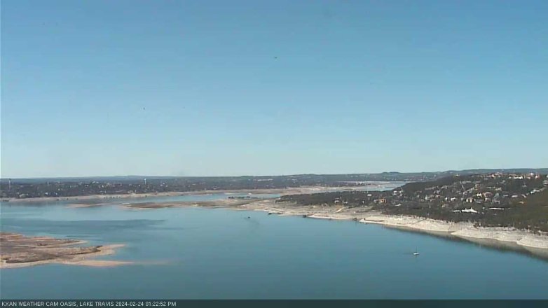 Lake Travis webcam, February 24, 2024 1:25 PM CT