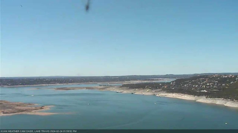 Lake Travis webcam, February 24, 2024 2:00 PM CT