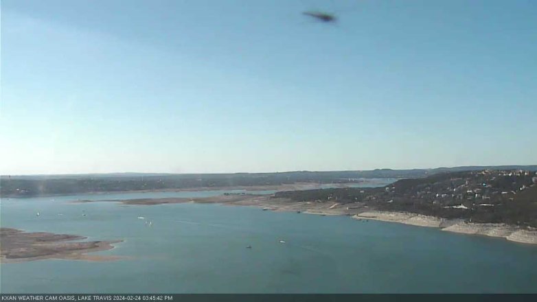 Lake Travis webcam, February 24, 2024 3:45 PM CT