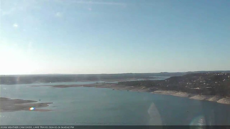 Lake Travis webcam, February 24, 2024 4:45 PM CT
