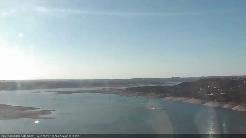 Lake Travis webcam, February 24, 2024 5:00 PM CT