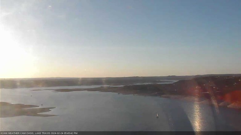 Lake Travis webcam, February 24, 2024 5:45 PM CT